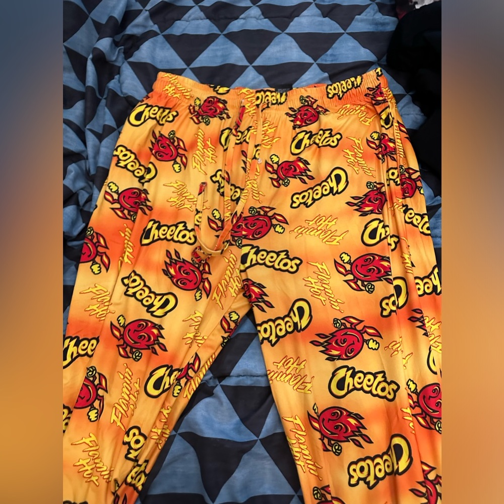 Hot Cheetos two XL pajama pants